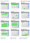 Kalender 2010 mit Ferien und Feiertagen Berlin