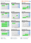 Kalender 2010 mit Ferien und Feiertagen Bremen