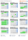 Kalender 2010 mit Ferien und Feiertagen Niedersachsen