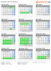 Kalender 2010 mit Ferien und Feiertagen Friesland