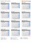 Kalender 2010 mit Ferien und Feiertagen Lesotho