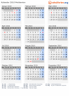 Kalender 2010 mit Ferien und Feiertagen Moldawien