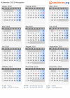 Kalender 2010 mit Ferien und Feiertagen Mongolei
