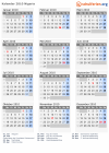 Kalender 2010 mit Ferien und Feiertagen Nigeria