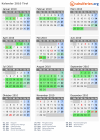 Kalender 2010 mit Ferien und Feiertagen Tirol