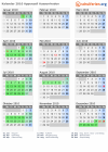 Kalender 2010 mit Ferien und Feiertagen Appenzell Ausserrhoden