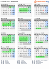 Kalender 2010 mit Ferien und Feiertagen Nidwalden