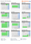 Kalender 2010 mit Ferien und Feiertagen Obwalden