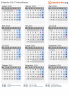 Kalender 2010 mit Ferien und Feiertagen Tadschikistan