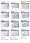 Kalender 2010 mit Ferien und Feiertagen Ukraine