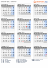 Kalender 2011 mit Ferien und Feiertagen Kamerun