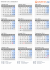 Kalender 2011 mit Ferien und Feiertagen Südsudan
