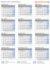 Kalender 2012 mit Ferien und Feiertagen Tadschikistan
