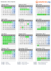 Kalender 2013 mit Ferien und Feiertagen Berlin