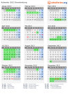Kalender 2013 mit Ferien und Feiertagen Brandenburg