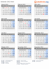 Kalender 2013 mit Ferien und Feiertagen Haiti