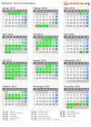Kalender 2013 mit Ferien und Feiertagen Graubünden