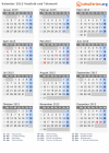 Kalender 2015 mit Ferien und Feiertagen Vestfold und Telemark