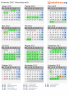 Kalender 2015 mit Ferien und Feiertagen Oberösterreich
