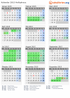 Kalender 2015 mit Ferien und Feiertagen Heiligkreuz