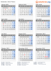 Kalender 2015 mit Ferien und Feiertagen Polen