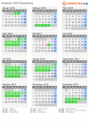 Kalender 2015 mit Ferien und Feiertagen Neuenburg
