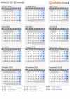 Kalender 2016 mit Ferien und Feiertagen Armenien