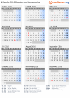 Kalender 2016 mit Ferien und Feiertagen Bosnien und Herzegowina