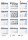 Kalender 2016 mit Ferien und Feiertagen Faxe