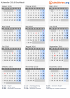 Kalender 2016 mit Ferien und Feiertagen Dschibuti