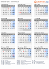 Kalender 2016 mit Ferien und Feiertagen Kambodscha