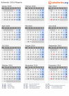 Kalender 2016 mit Ferien und Feiertagen Nigeria