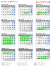 Kalender 2016 mit Ferien und Feiertagen Finnmark