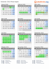 Kalender 2016 mit Ferien und Feiertagen West-Agder