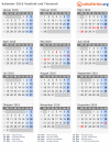 Kalender 2016 mit Ferien und Feiertagen Vestfold und Telemark