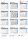 Kalender 2016 mit Ferien und Feiertagen Polen