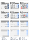Kalender 2016 mit Ferien und Feiertagen Südafrika