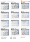 Kalender 2017 mit Ferien und Feiertagen Ringkøbing-Skjern