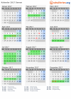 Kalender 2017 mit Ferien und Feiertagen Samsø