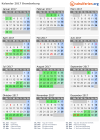 Kalender 2017 mit Ferien und Feiertagen Brandenburg