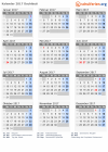 Kalender 2017 mit Ferien und Feiertagen Dschibuti