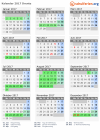Kalender 2017 mit Ferien und Feiertagen Drente