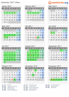 Kalender 2017 mit Ferien und Feiertagen Wien