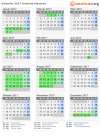 Kalender 2017 mit Ferien und Feiertagen Ermland-Masuren