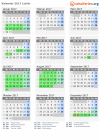 Kalender 2017 mit Ferien und Feiertagen Lublin