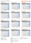 Kalender 2017 mit Ferien und Feiertagen Kladen