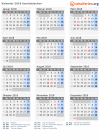 Kalender 2018 mit Ferien und Feiertagen Aserbaidschan