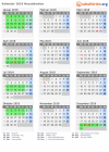 Kalender 2018 mit Ferien und Feiertagen Neusüdwales