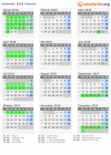 Kalender 2018 mit Ferien und Feiertagen Victoria