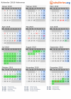 Kalender 2018 mit Ferien und Feiertagen Aabenraa